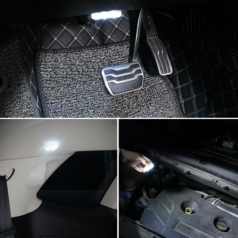 Светодиодная Сенсорная лампа для салона автомобиля чтения с USB-зарядкой Lincoln MKZ MKX