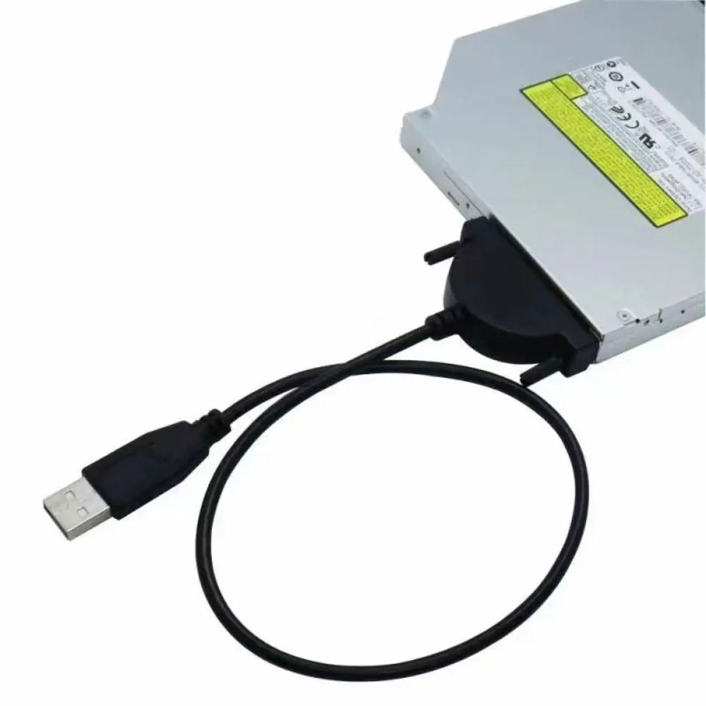 Фото Кабель Mini SATA II для CD/DVD-ROM привода, 13-контактный адаптер, USB-адаптер, кабель USB 2.0 на Mini SATA, высокоскоростной 7+6. №3