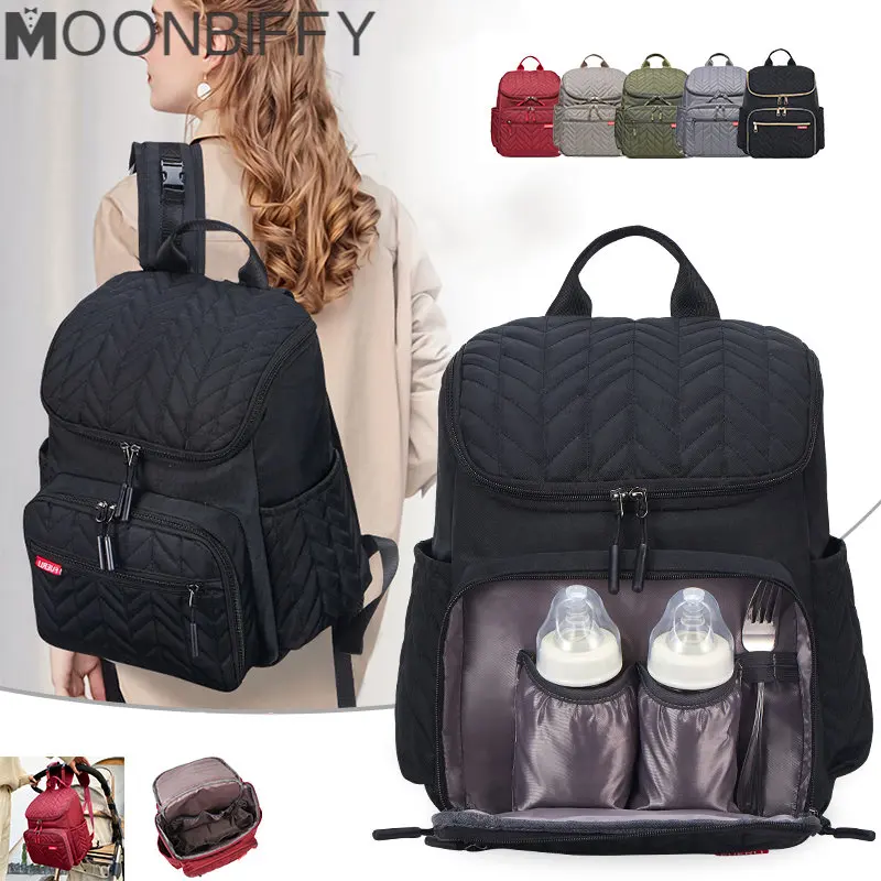 

Baby Diaper Bag Maternity Backpack Bag Large Capacity Baby Mom Travel Backpacks Stroller Organizer Nursing Baby Nappy Bags