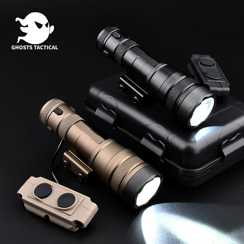 Cloud REIN 1.0 Micro ket Weapon Light Tactical Metal Flashlight high power 1000lm with Dual function button Picatinny Rail AR15