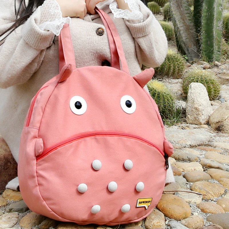 

Рюкзак Totoro для девочек и мальчиков, вместительные холщовые сумки на ремне для детей, забавная сумка для покупок с анимацией для студентов