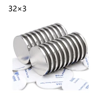 32x3 neodymium magnet 32mm x 2mm n35 ndfeb round super powerful strong permanent magnetic imanes disc 32x3