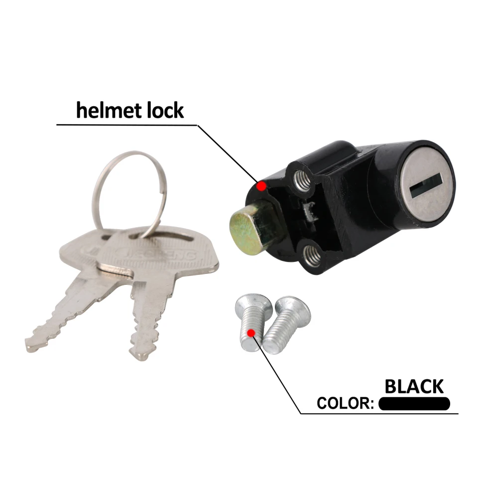 

Motorcycle New Aluminum Handlebar Helmet Lock Security Portable Anti-theft Key For Sur-Ron Surron Light bee X S Dirt Prit Bike