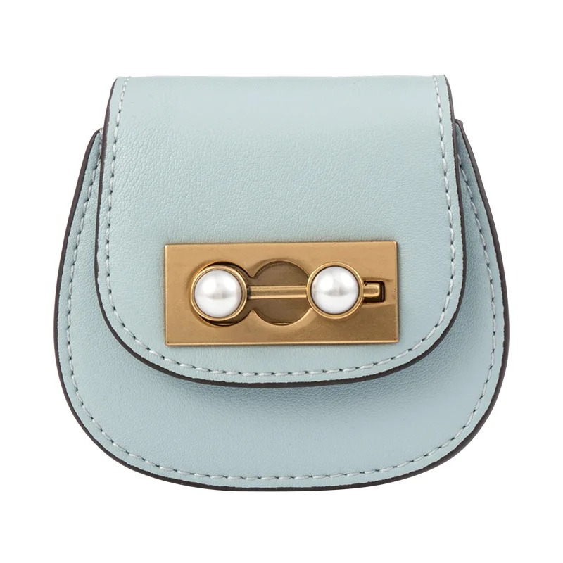 

New Pearl Luxury Shoulder Bags For Women Mini Genuine Leather Handbags Female Messenger Bag Coin Purse Card Pouch Bolso Mujer