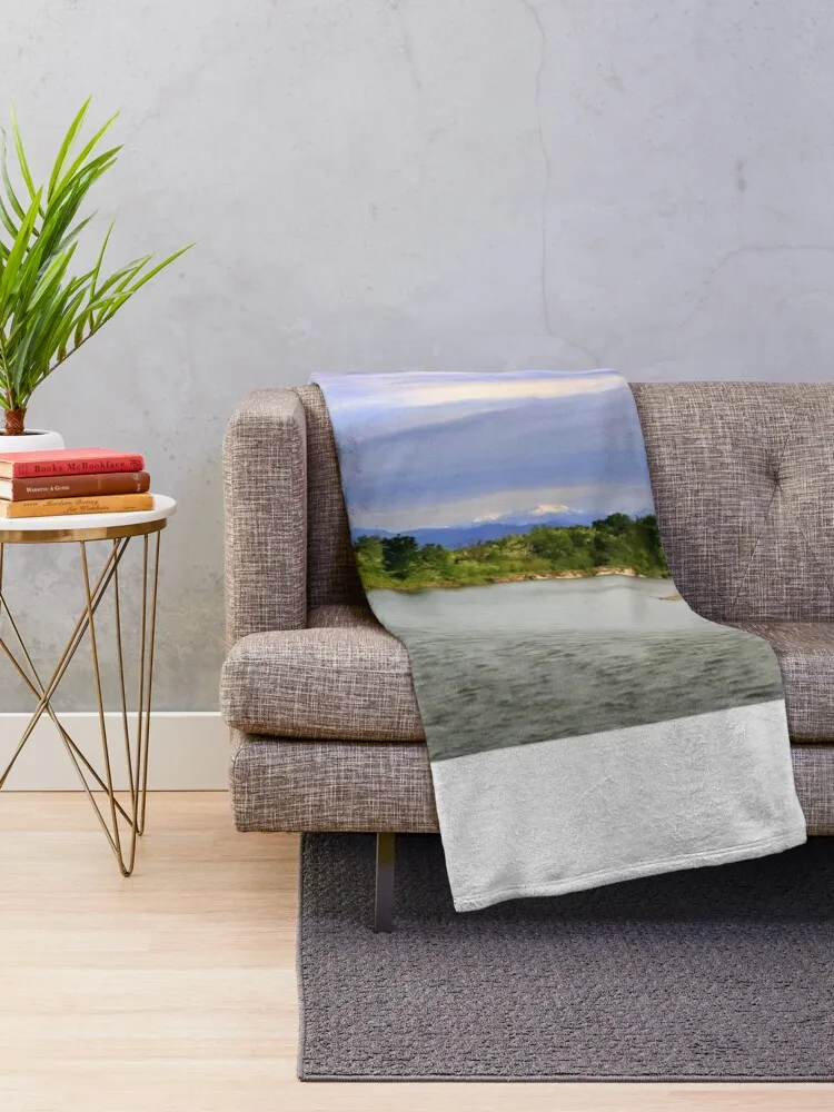 Одеяло с рекой Sesia идеи подарков на День святого Валентина плед для пикника