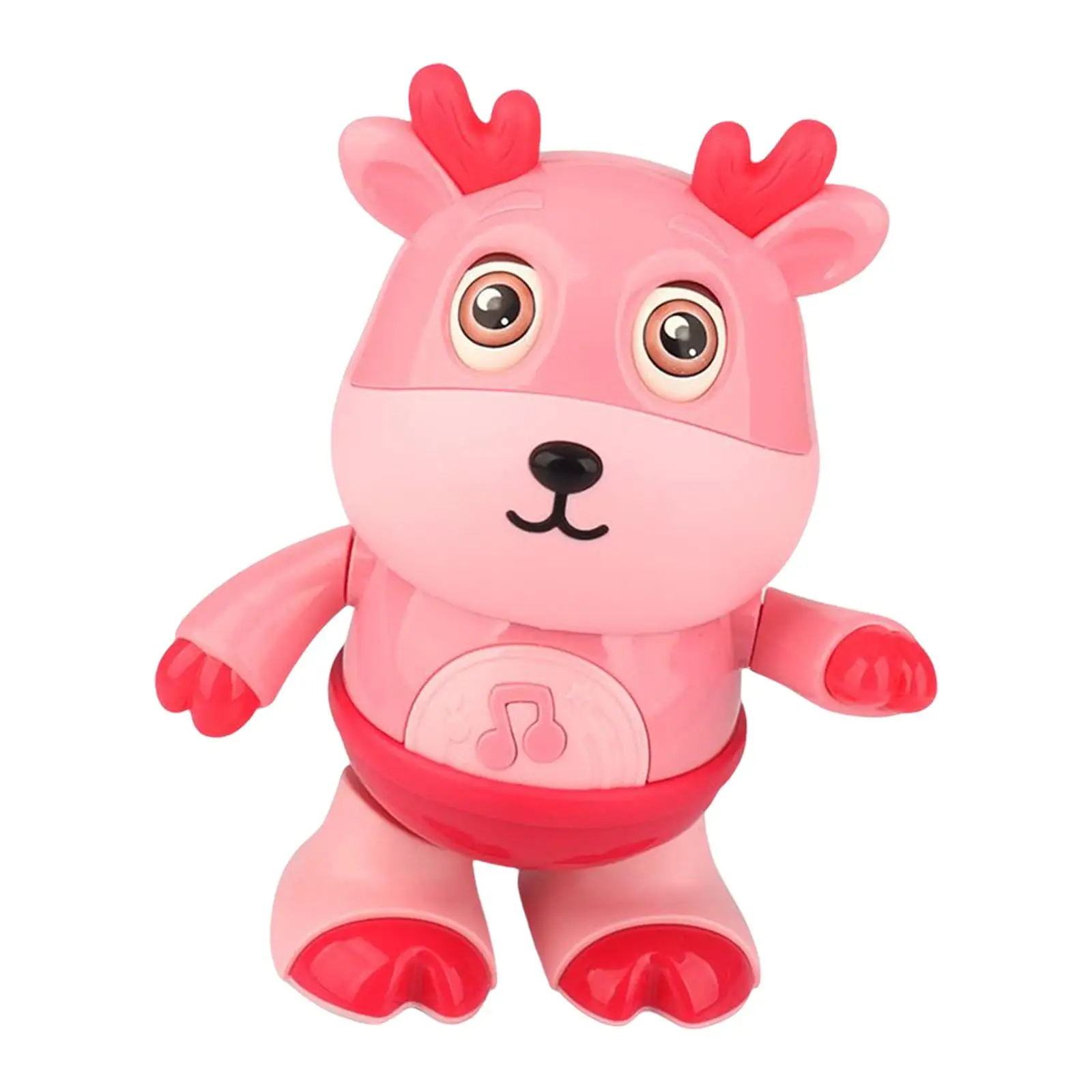 

Interactive Dancing Deer Toy with Music and Light Deer Musical Toy Learning Toy Dancing Swing Deer Toy for Party Gift Decoration