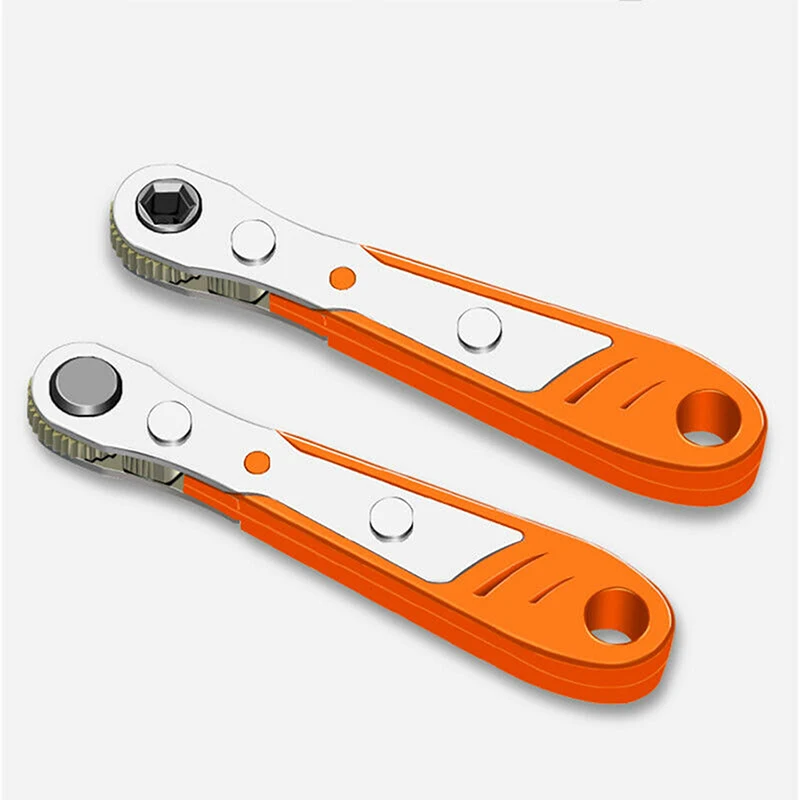 

Mini Hexagon Ratchet Spanner Metal Quick Release Socket Repair Tool Wrench Screwdriver for Car Vehicle Hand Tools Accessories