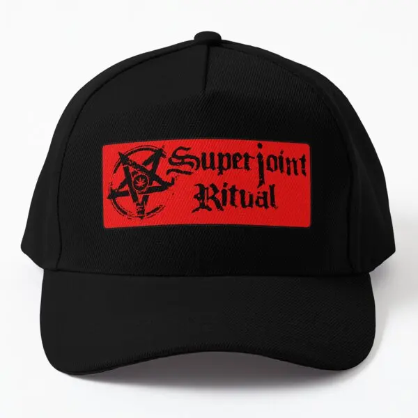

Superjoint Ritual Band Logo Red Version Baseball Cap Hat Czapka Mens Fish Printed Sport Black Casquette Hip Hop Women