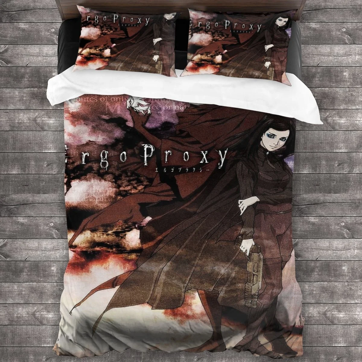 

Ergo Proxy - Poster Bedding Set Duvet Cover Pillowcases Comforter Bedding Sets Bedclothes