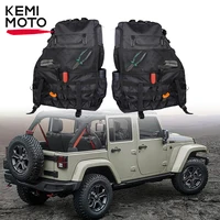For Jeep Wrangler JK JKU JL 4-Door Roll Bar Storage Bag Cage Cargo Saddle Bag Multi-Pockets Organizers For ATV Tool Storage Bags