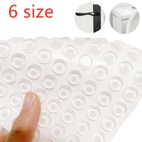 self adhesive door stopper anti collision and shockproof silicone furniture pads cabinet door bumpers damper buffer protective
