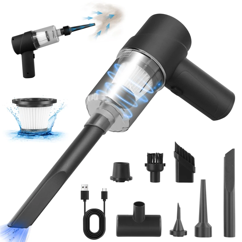 

Ручной вакуумный беспроводной мощный автомобильный пылесос Легкий Мини Ручной вакуумный перезаряжаемый ручной пылесос с