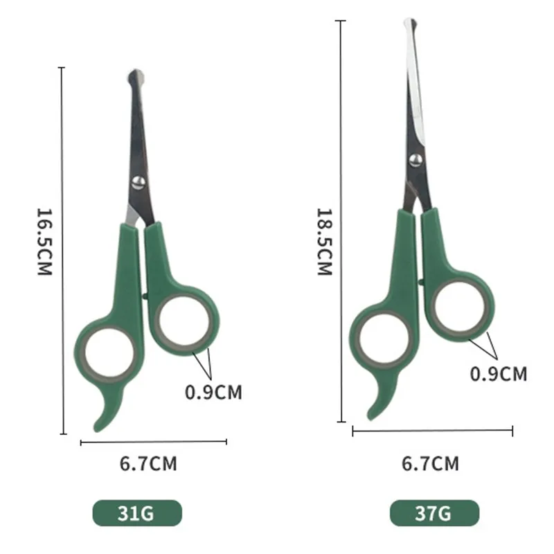 Профессиональные ножницы для собак из нержавеющей стали с круглым наконечником