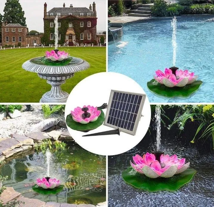 

Flower Bed Sprinkler System Outdoor Fountains Water Fountains Feature Pool Floating Solar Floating House Plant Watering Hose