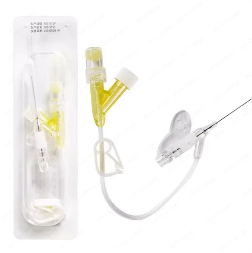 Одноразовая внутривенная индельная игла с головкой из гепарина Y-образные