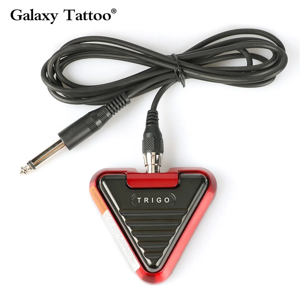 Triangle Tattoo Foot Pedal Switch With RCA Clip Cord For Tattoo Power Supply Top Grade Durable Anti Slip Foot Tattoos Pedal Tool