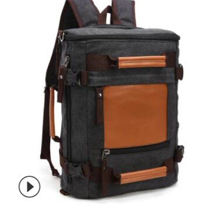

Men canvas backpack travel Luggage backpack Bag for Men Laptop Mochilas Male Multi Function Backpack For notebook man Rucksack