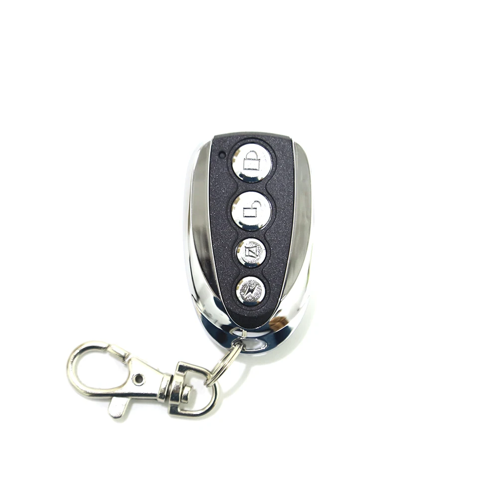 

Layin 4 Buttons Cloning Duplicator Key Fob 433MHZ 017 Distance Remote Control Clone Fixed Learning Code For Gate Garage Door
