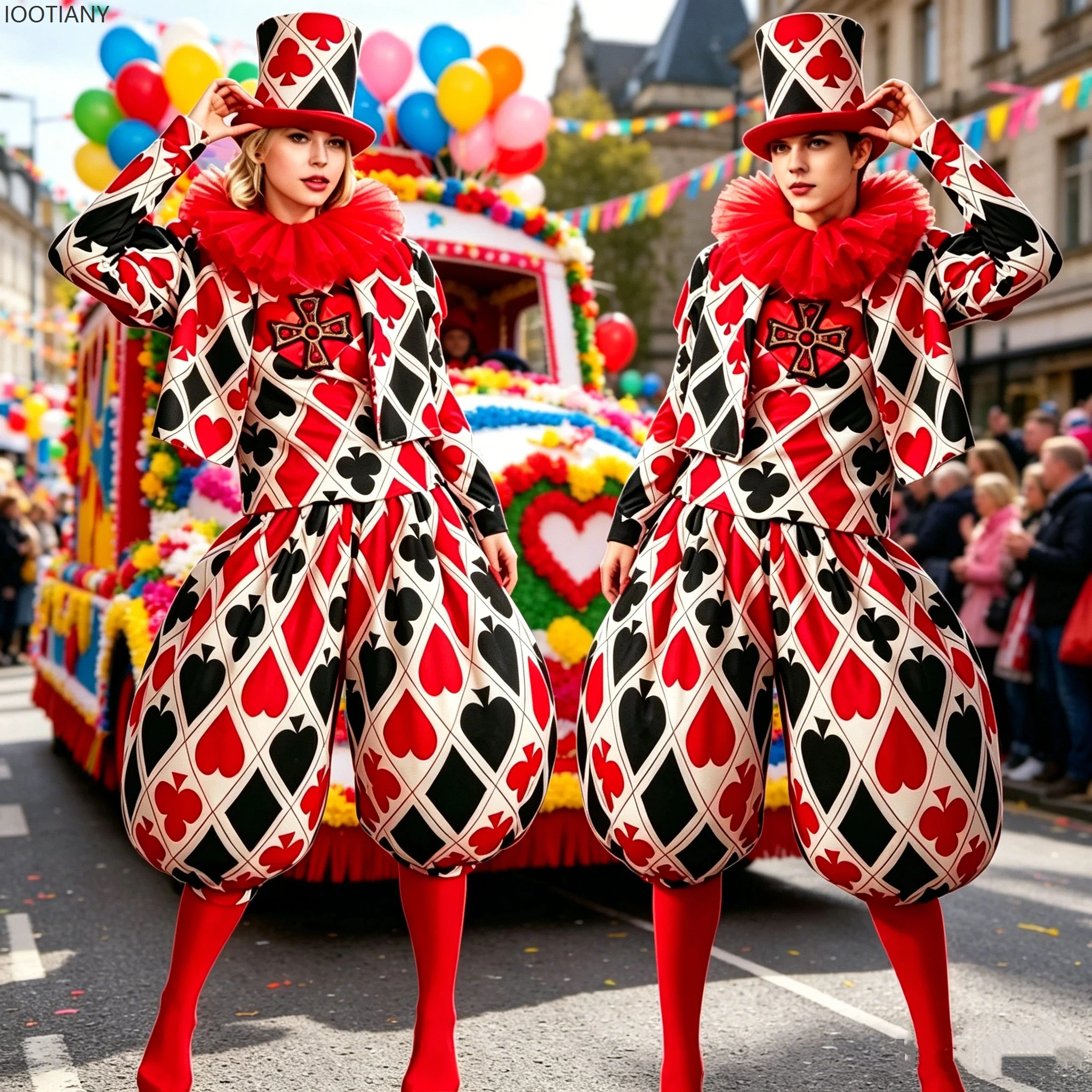Фото Костюмы для выступлений в цирке и на сцене, для уличных парадов, высококачественная индивидуальная нарядная одежда для вечеринок и карнавалов №1