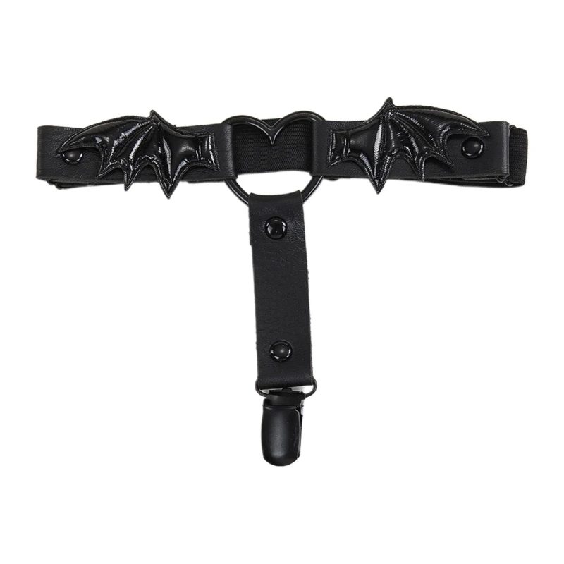 

Sexy PU Leather Garter Belt Women Punk Gothic Thigh Garter Leg Clips Harajuku