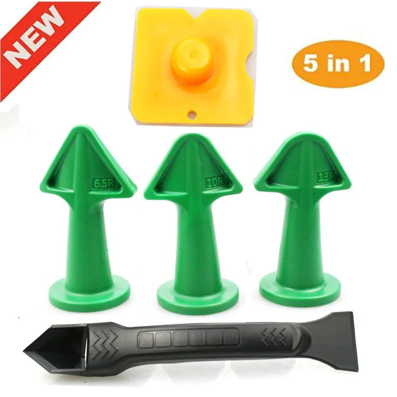 

5PCS Plastic Tip And Spreader Set Multi-Angle Scraper Cleaning Nozzle Five-Piece Set Of Sewing Tools