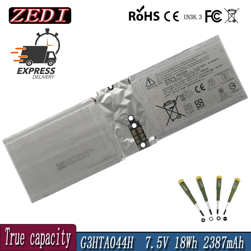 ZEDI Новый аккумулятор для планшета G3HTA044H Microsoft Surface Book 2nd 13 5 &quot1832 Экранный G3HTA045H 7 В