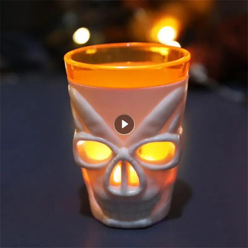 

Horror Ornaments 7 * 5.5cm Originality Create A Creepy Atmosphere Enhance The Atmosphere Affordable Skull Night Light Skull Lamp