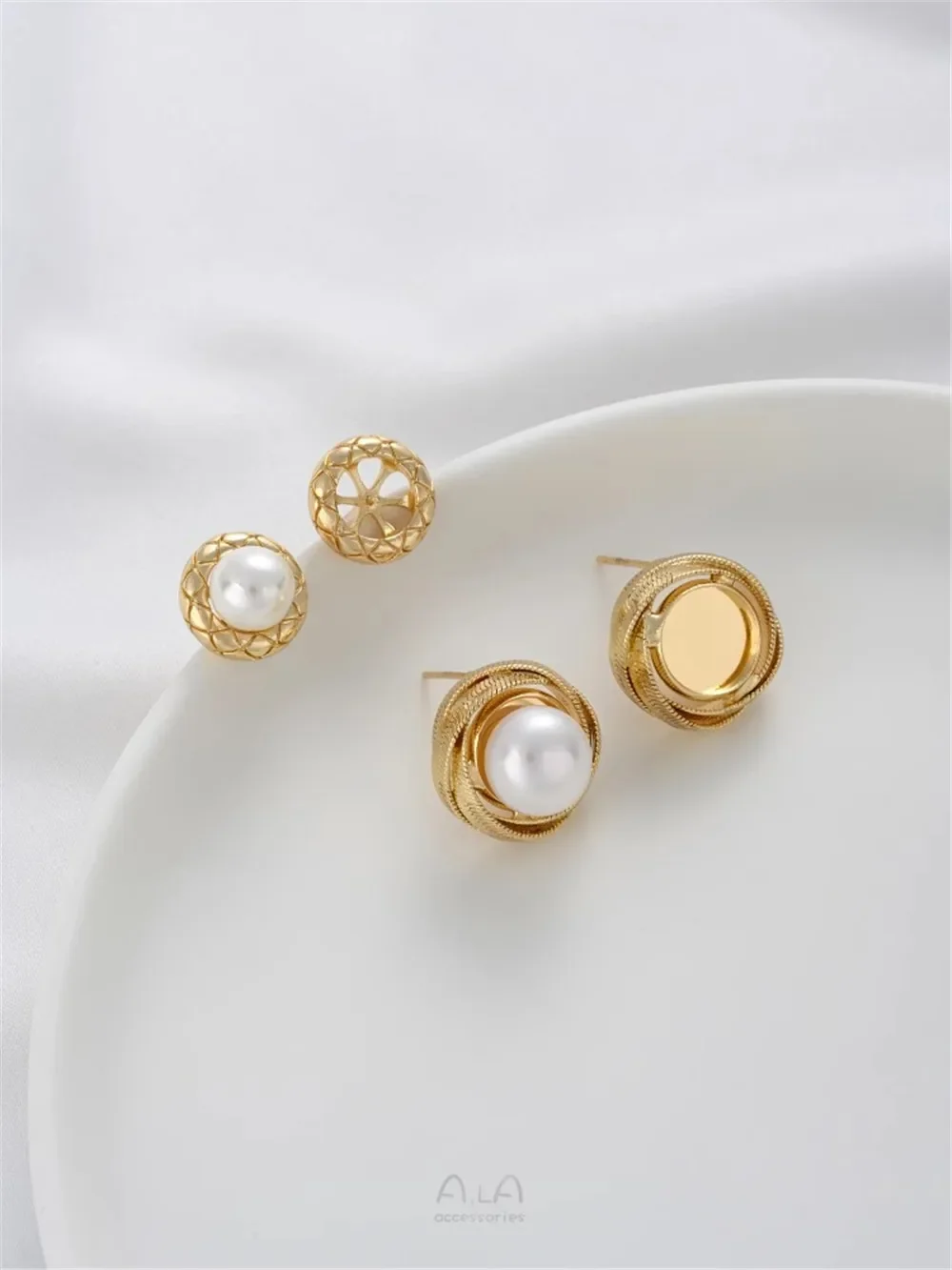 14-каратное золотое кольцо со змеиным узором кольцо-гвоздик для ушей лапша манту