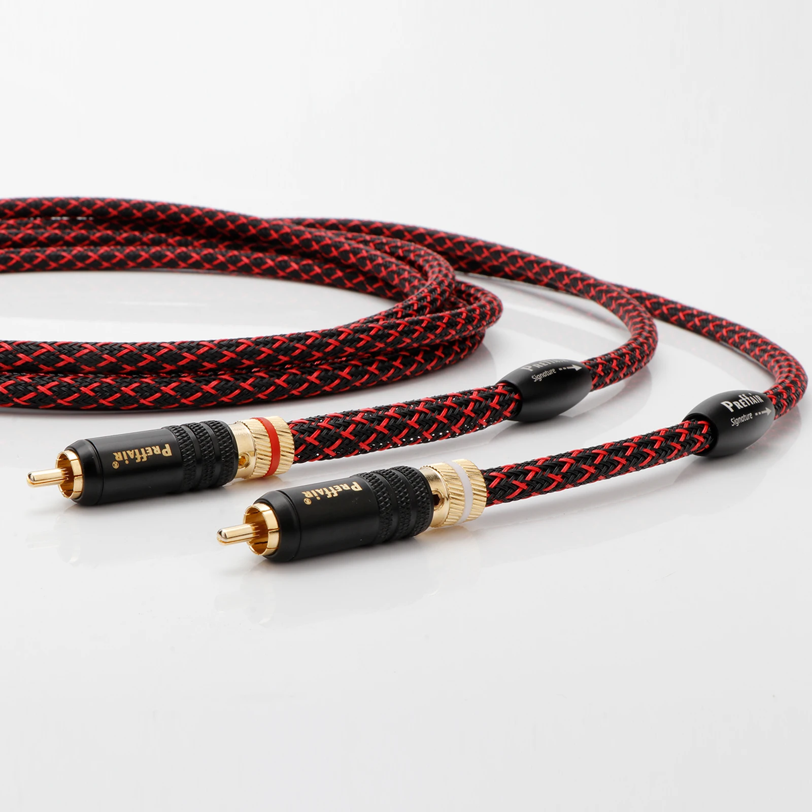 Фото Аудиопровод Hi End RCA 2RCA аудиокабель с позолоченным разъемом для декодеров усилителей компакт-дисков DUAL RCA SIGNAL LINE №5