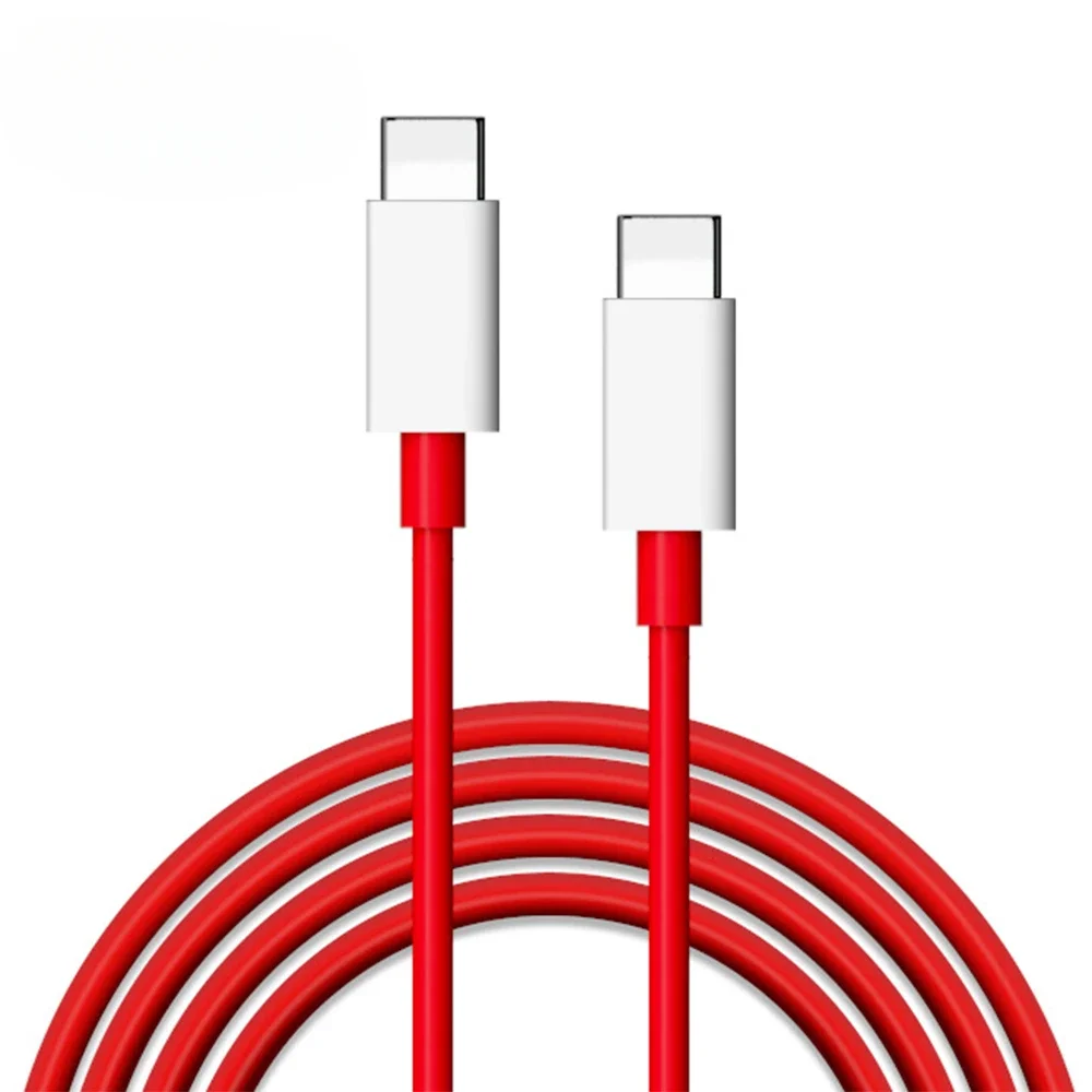 Универсальный кабель для передачи данных с двумя USB-портами типа C для OnePlus 9RT 9R 8 7 Samsung Huawei