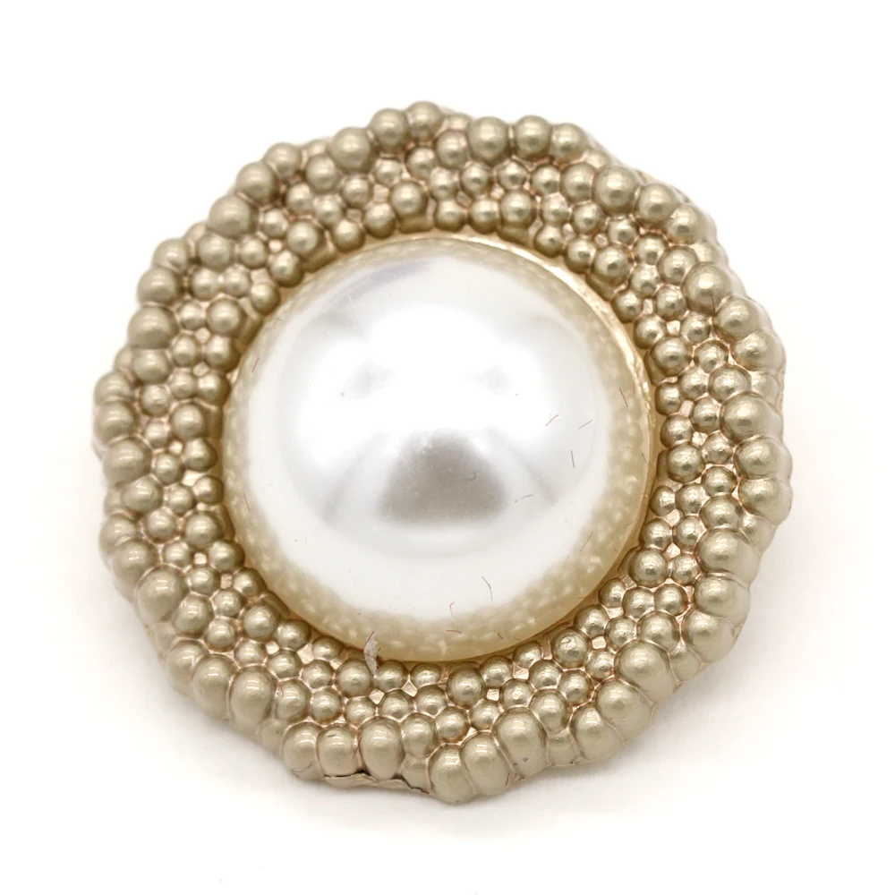 Большие металлические жемчужные пуговицы EQUBO 6 шт. 20/25/30 мм для женского пальто