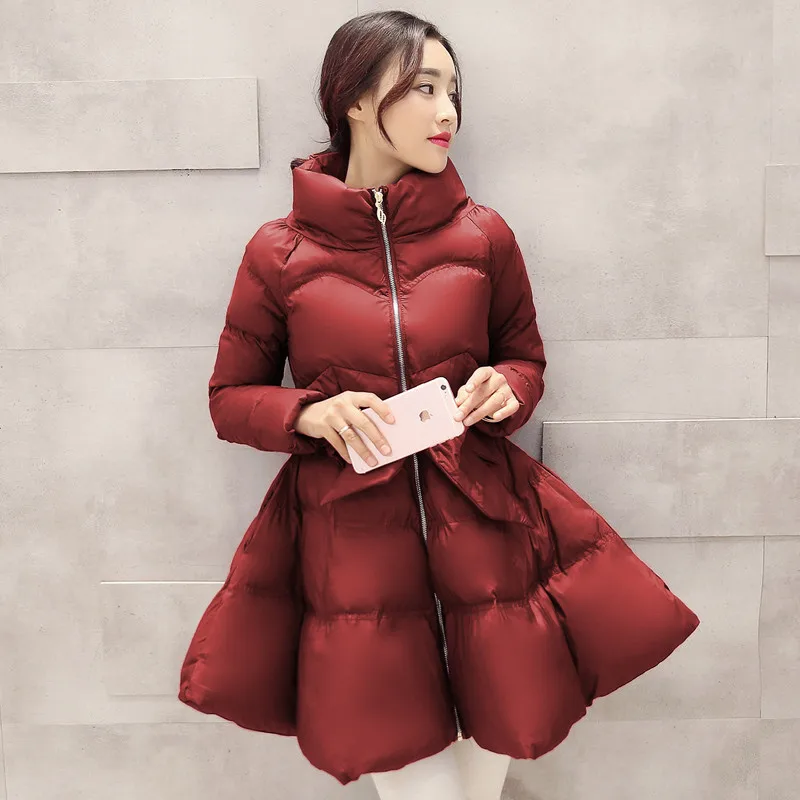2021 Winter Coat Women Warm Outwear Padded Cotton Jacket Coat Korean Fashion Womens Clothing High Quality Parkas Manteau Femme