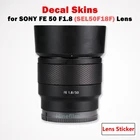 SEL50F18F  50 1,8 Премиум наклейка на объектив для Sony FE50 F1.8 Защита объектива против царапин пленка-наклейка
