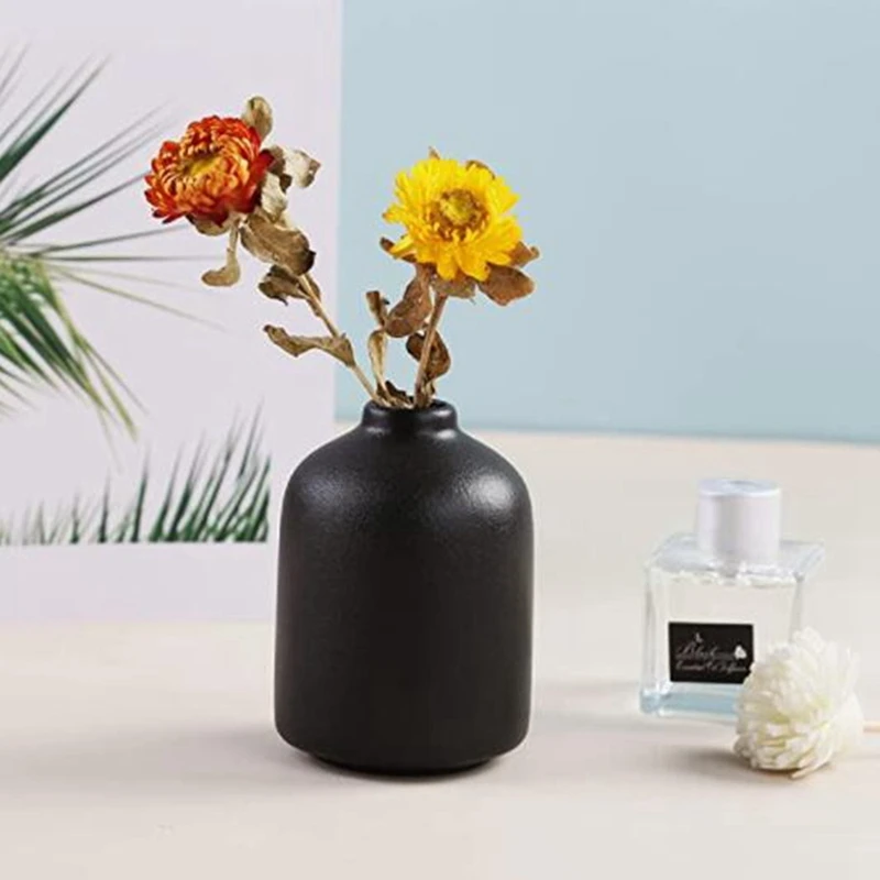 

Керамическая ваза для домашнего декора, ваза для сушеных цветов, украшение для гостиной, реквизит для украшения цветов