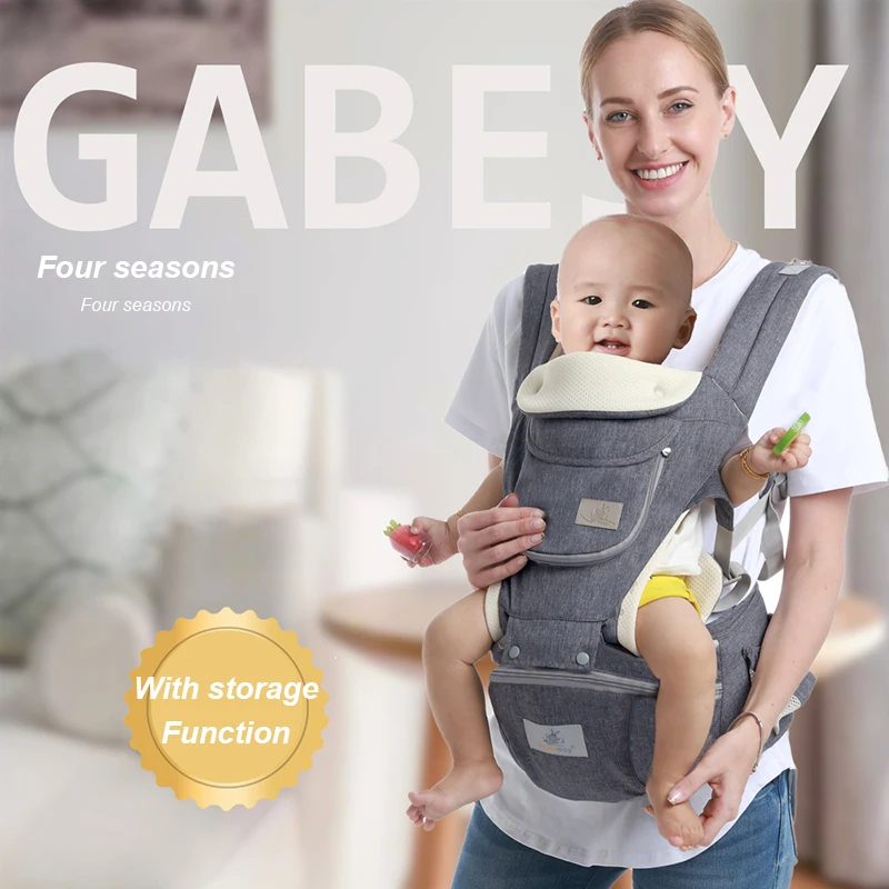 

0-48 Months Ergonomic Baby Carrier Backpack With Hip Seat For Newborn Multi-function Infant Sling Wrap Waist Stool Baby Kangaroo