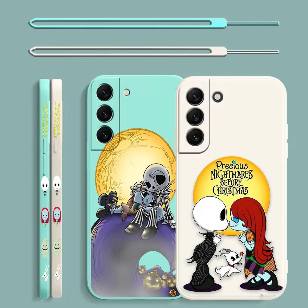 

The Nightmare Before Christmas Couple Case For Samsung Galaxy S23 S22 S21 S20 FE Ultra S11 S11E S10 S10E S9 Plus Lite 5G Cover
