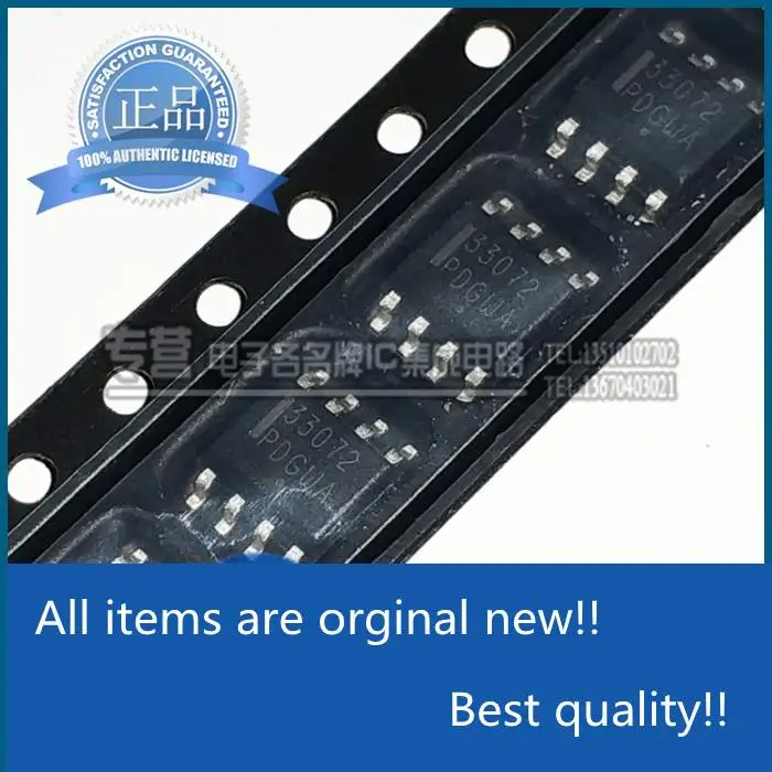 

10pcs 100% orginal new MC33072DR2G Silkscreen 33072 SMD SOIC-8 Amplifier ON