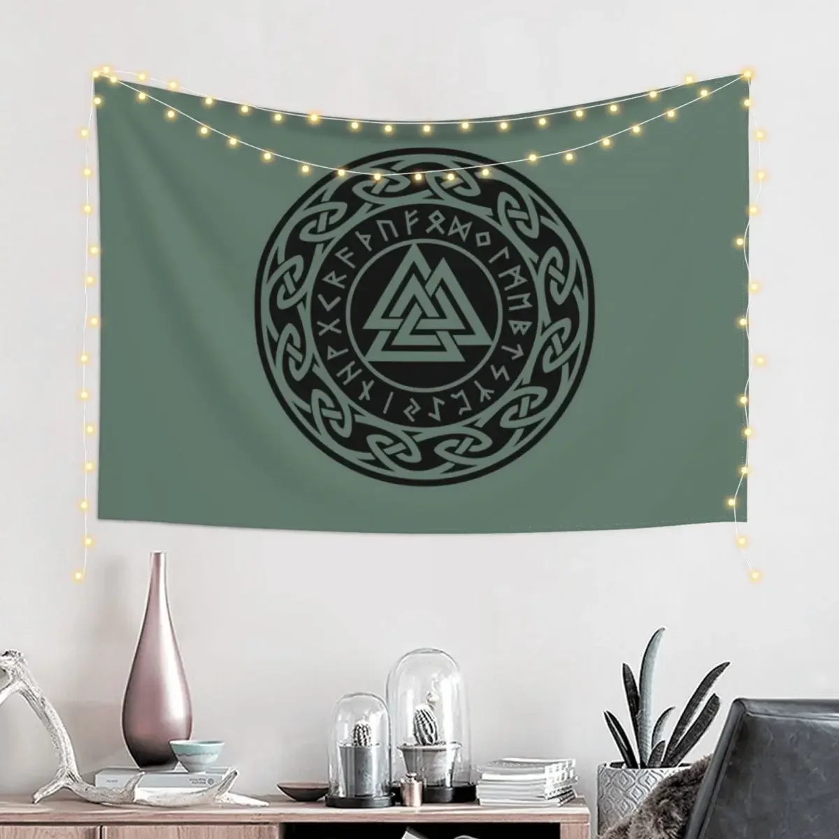 Гобелен Валкнут Символ Одина 100% полиэстер