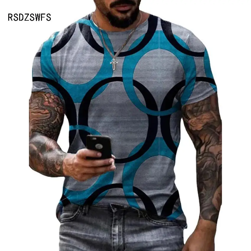 

Summer Harajuku Large Size Loose Fashion Street Men T-Shirt Street Fashion Retro Irregular Print Short Sleeve T-Shirt For Men