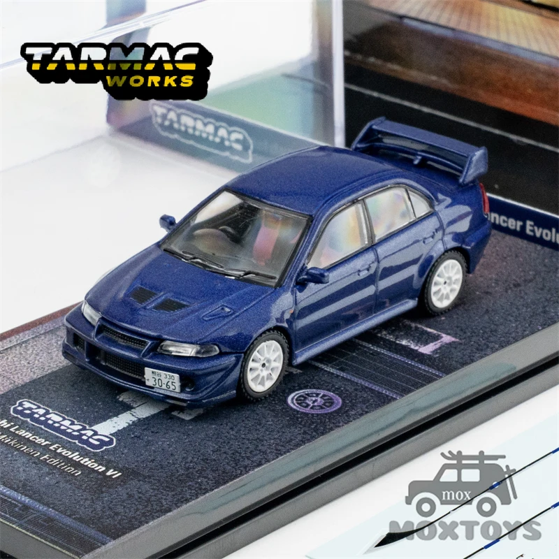 Фото Коллекция Tarmac Works J 1:64: Lancer Evolution VI 190 E JZS161 GT3 R32, FIAT 131 ABARTH, Skyline, LS400 — модели автомобилей из литого металла №2