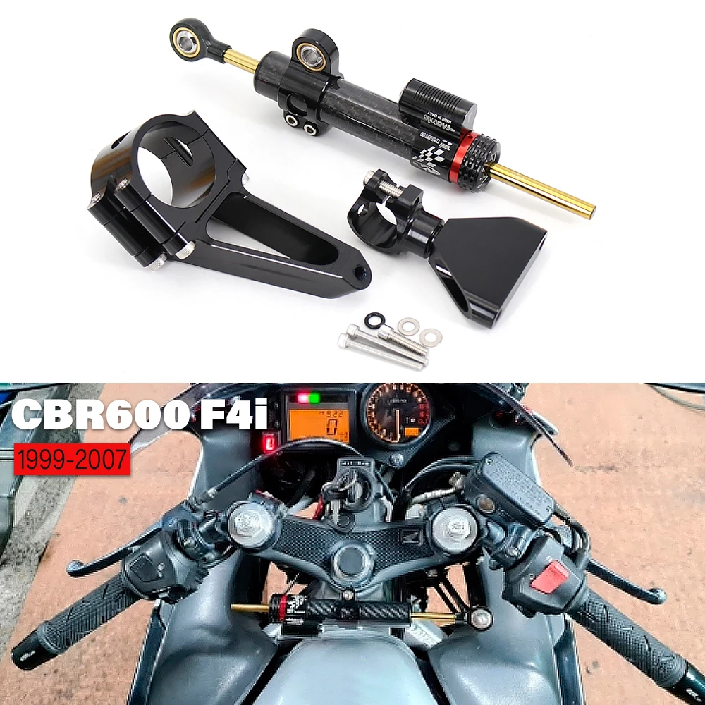 

Регулируемый стабилизатор рулевого управления для мотоцикла, демпфер, монтажный кронштейн, комплект поддержки для HONDA CBR600 CBR 600 F4i 1999 - 2007 2006 ...