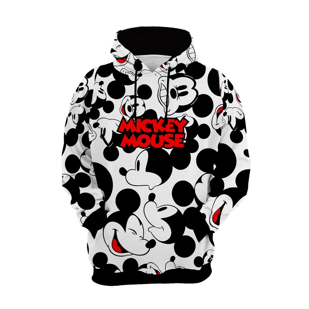 Осенне-зимние толстовки с длинным рукавом и изображением Микки Мауса