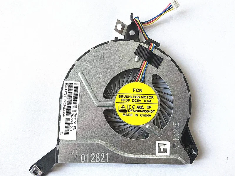 

New CPU Cooling Fan For HP Pavilion 14-V 14-V028TX 14-U 15-V 15-P 15-K 17-F TPN-Q139 TPN-Q140 TPN-Q143 Cooler Radiator