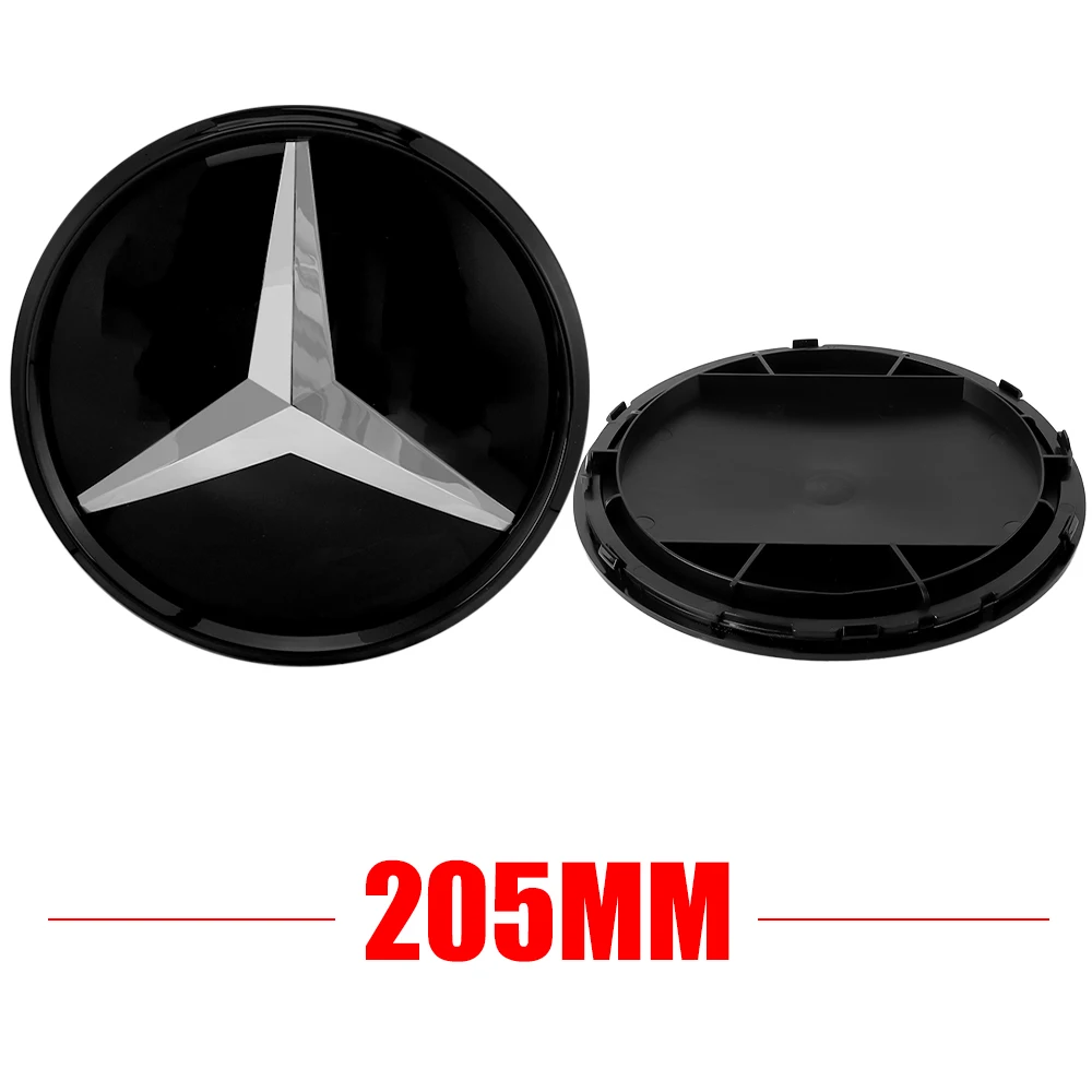 3D зеркальная решетка автомобиля эмблема звезды значок передней решетки крышка