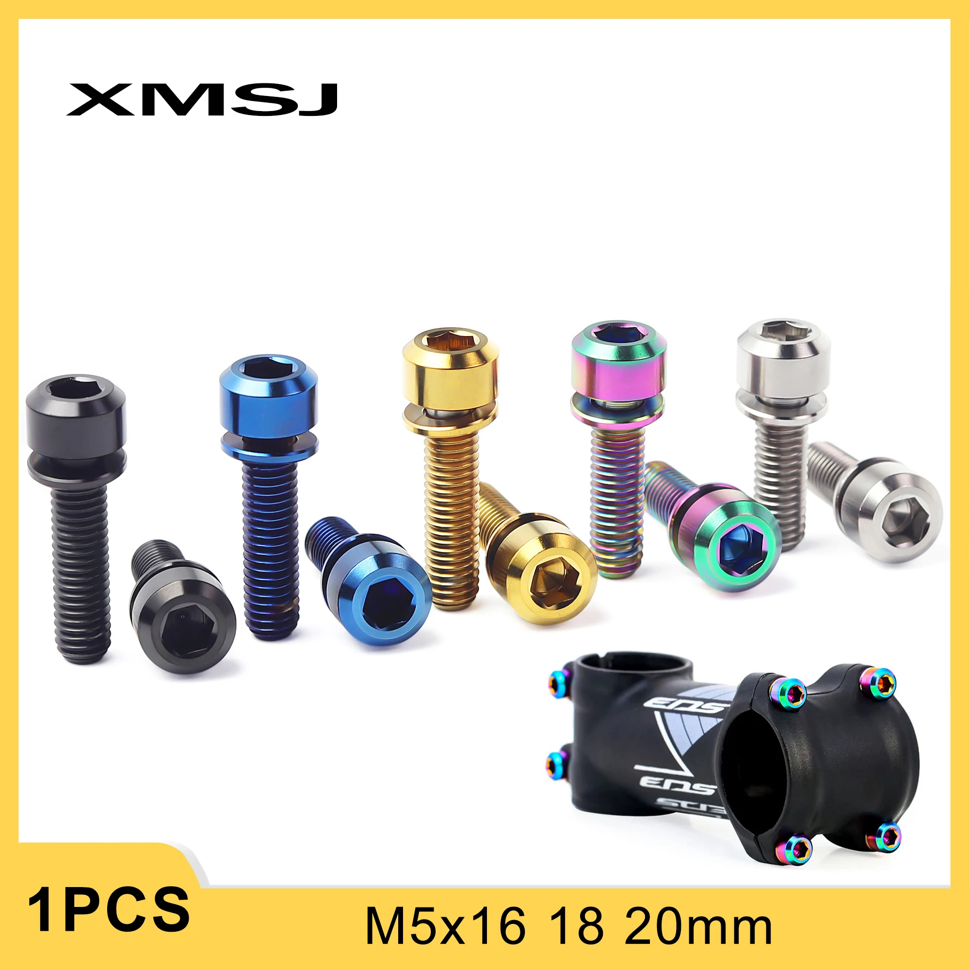 Велосипедный стержень XMSJ винт для руля велосипеда M5x16 18 20 мм шестерни переднего