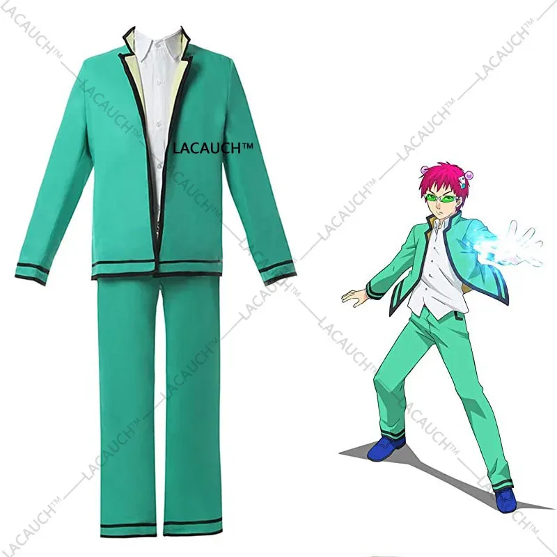 Фото Saiki Kusuo no Psi The Disastrous Life K.-Nan Униформа Хэллоуин Косплей Костюм Синтетические волосы Парики Заколки для волос Animea; 3,v'5.t;8, №3