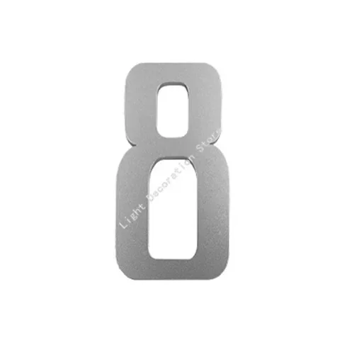 

Самоклеящиеся таблички с цифрами из нержавеющей стали, 5/6 дюйма, 12,7/15,2 см