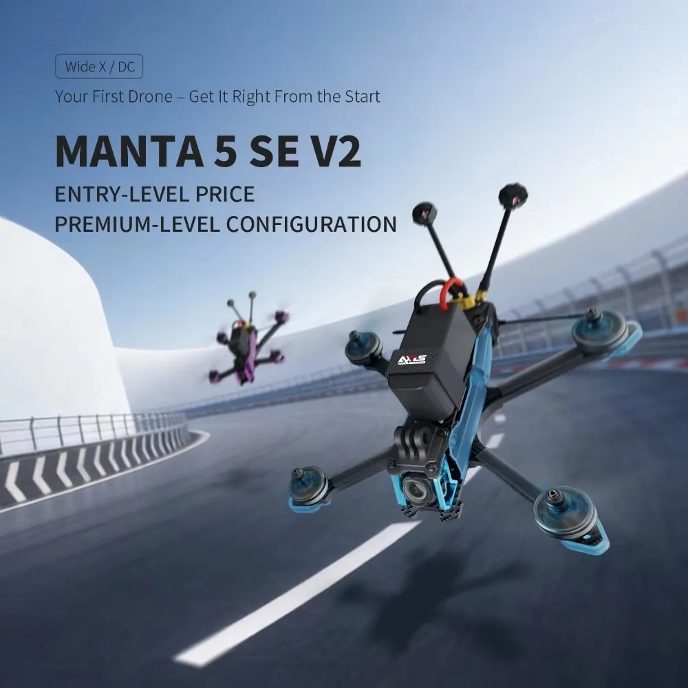 Фото Axisflying Manta 5 SE V2 5-дюймовый FPV-дрон DJI O4 DC Freestyle RTF Axisflying №2