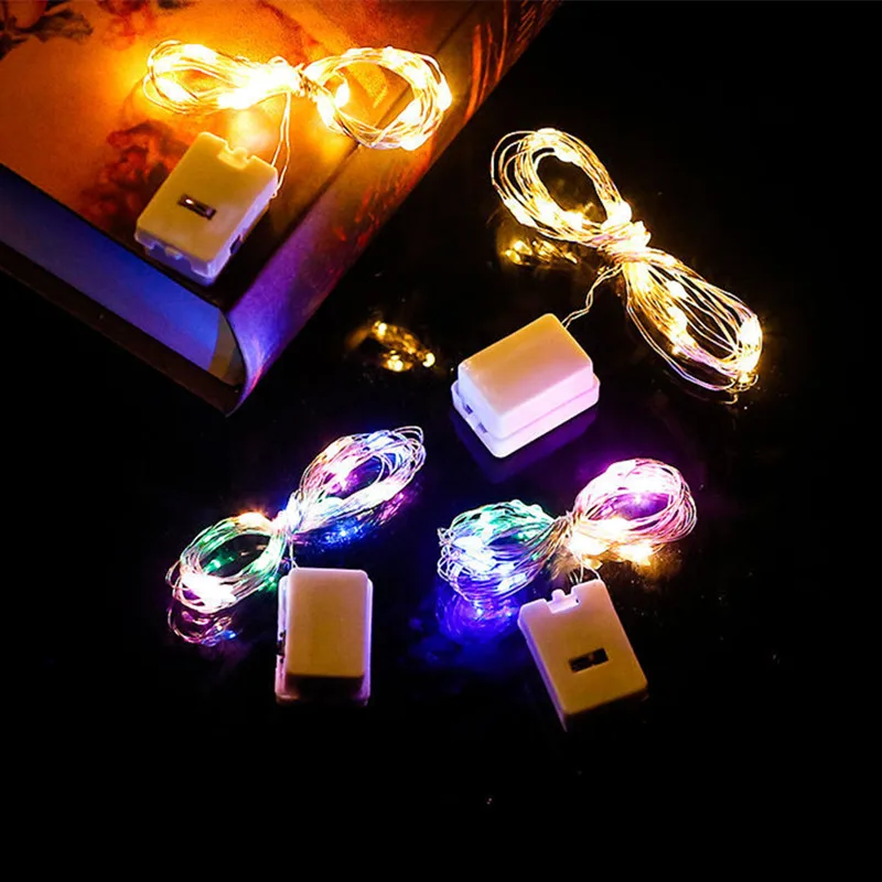 

30pcs Holiday Copper Wire Light Wedding Party Light String 3 Mode Outdoor LED Fairy Light Including Battery Christmas Decoration