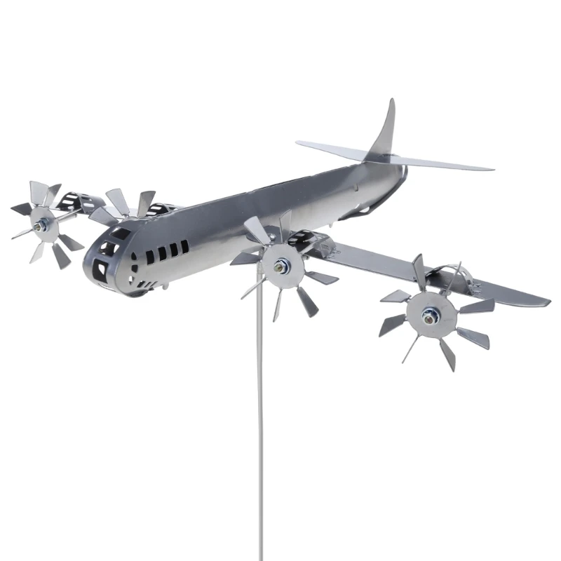 Lawn Wind Spinners for Yard and Garden Outdoor Patio Decoration Ornament B-29 Super Fortress Aircraft Wind Spinner